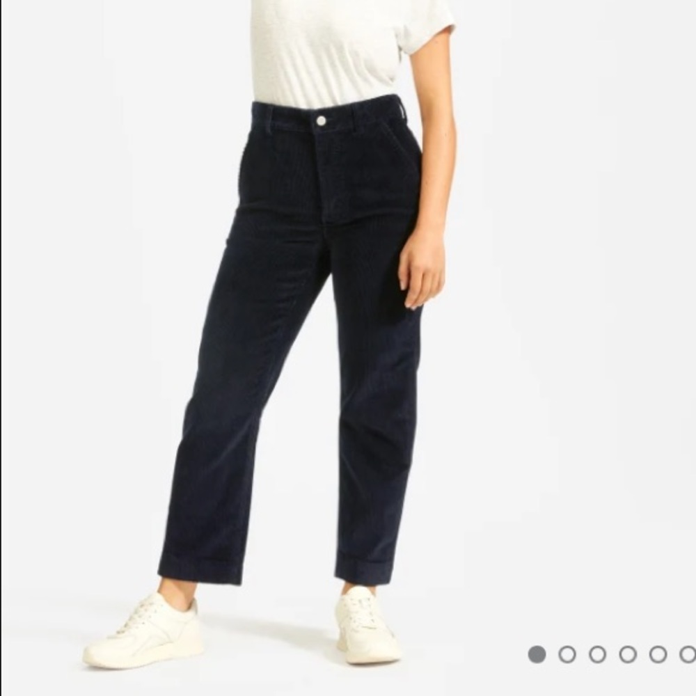 EVERLANE the corduroy straight leg crop pant ⚡️